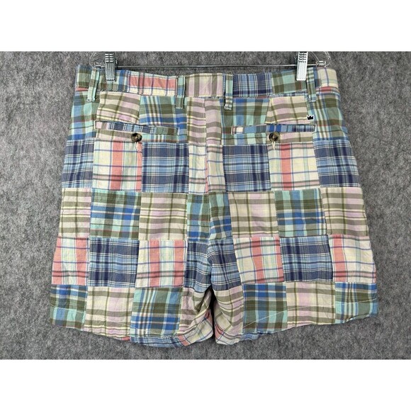 Crown & Ivy Motion Flex Patchwork Shorts Men's 36 Stretch Plaid - Picture 3 of 10